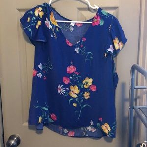 Blue old navy top